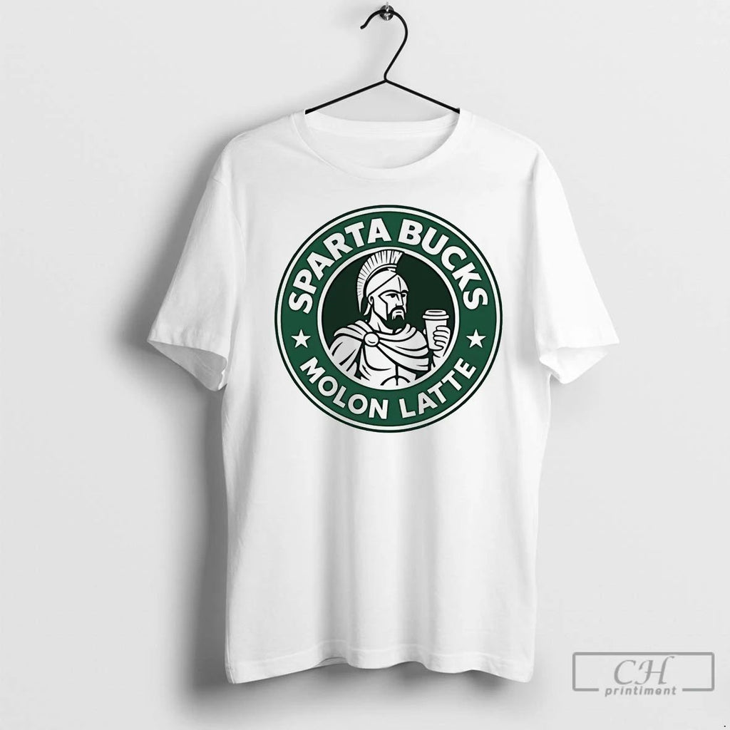 Classic Sparta Bucks Molon Latte Starbucks Parody