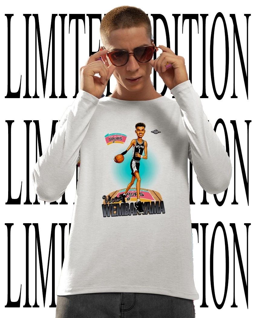 Victor Wembanyama San Antonio Spurs Basketball caricature shirt
