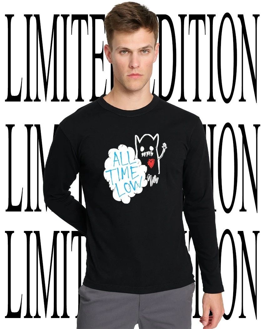 All Time Low Scribble Monster Waving Heart T-Shirt