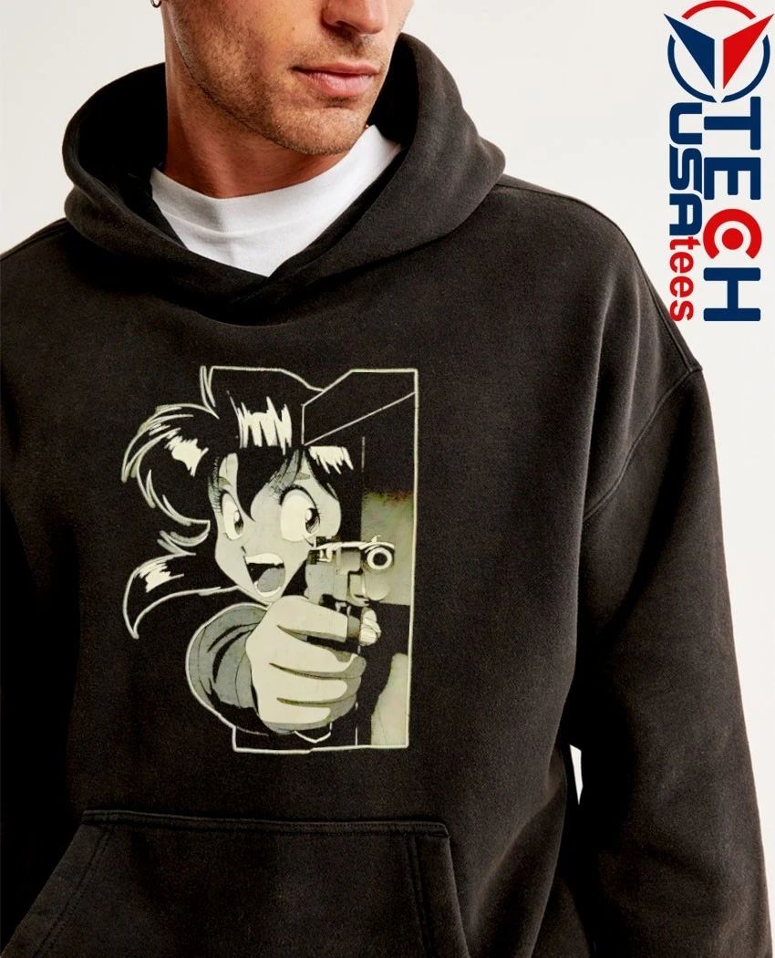 Rally Vincent Fashion Victim Gunsmith Cats 1990s shirt