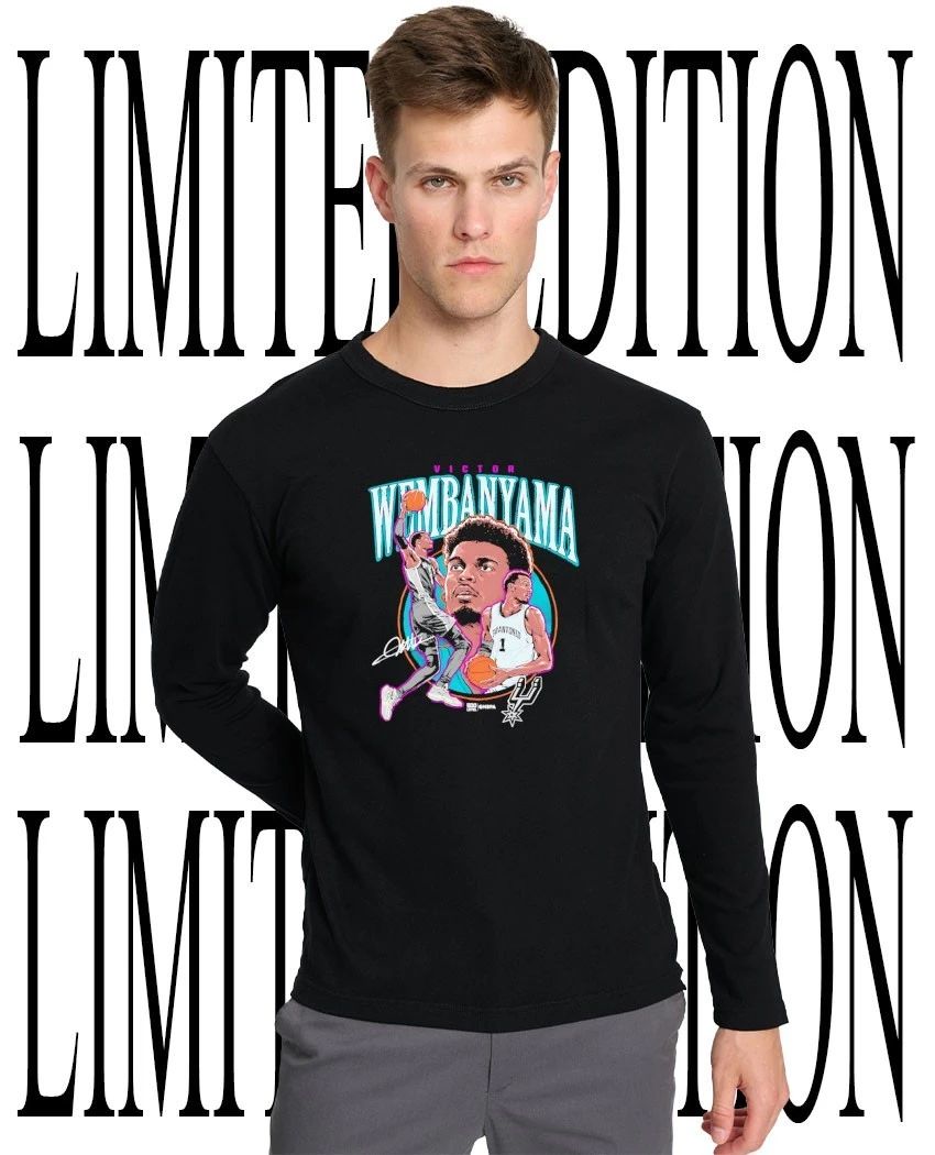 Victor Wembanyama San Antonio Spurs Basketball NBA Finals 2026 signature shirt