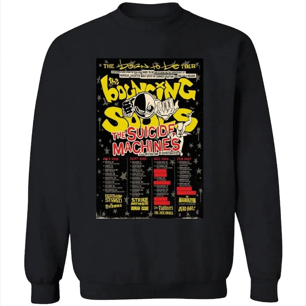 The Suicide Machines The Dorn to de Tour 2026-2027 Show Poster Shirt