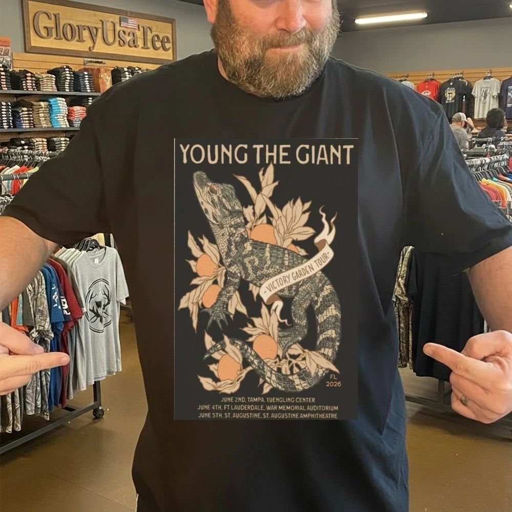 Young The Giant Victory Garden Tour 2026 Poster Shirt