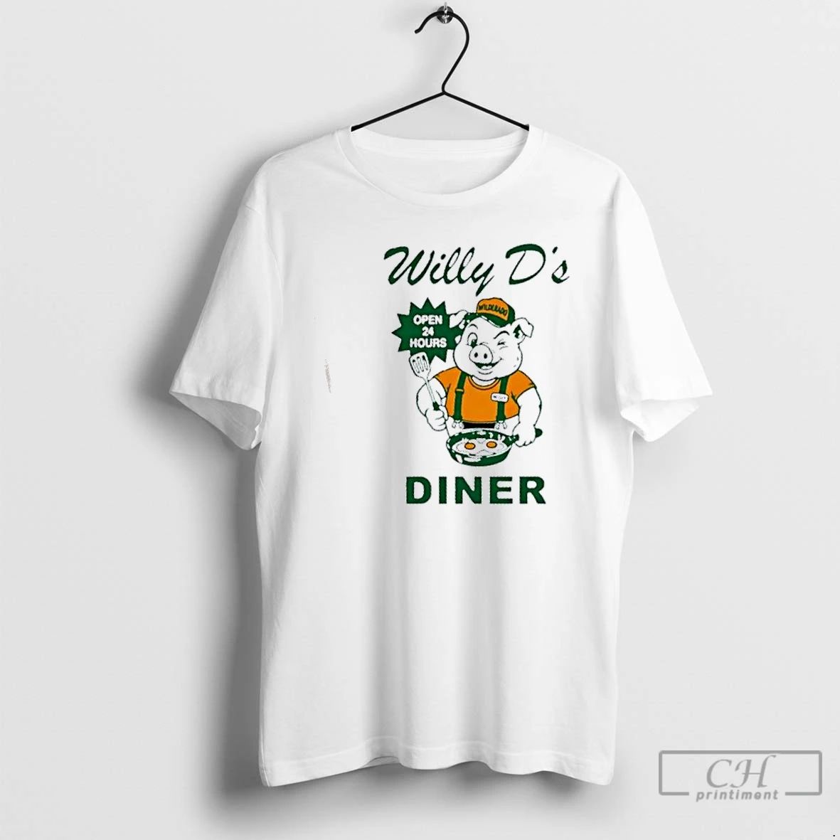 Classic Wilderado Willy Ds Diner Open 24 Hours T Shirts