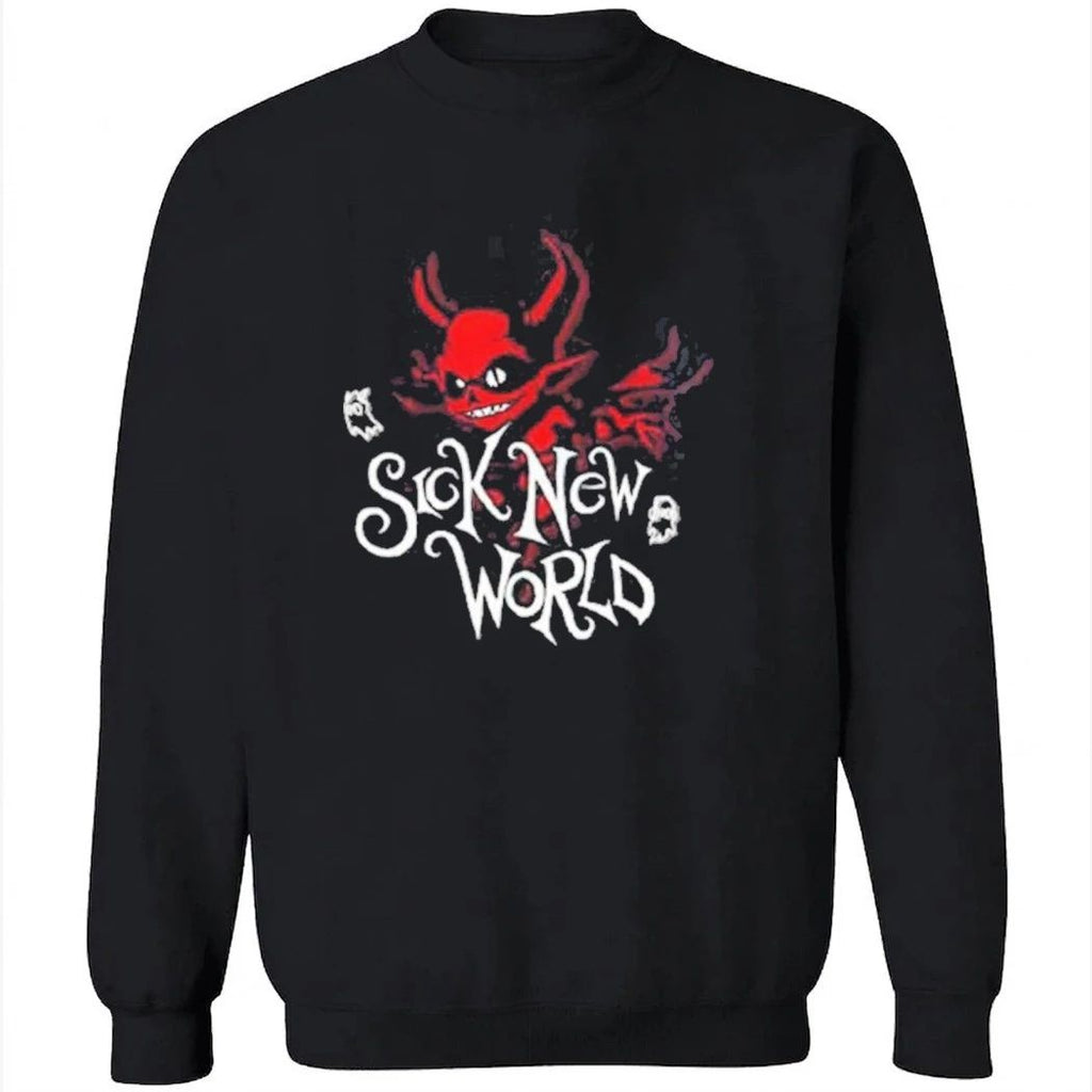 Sick New World 2026 Las Vegas Festival Merch On April 25 2026 Full Lineup Signature Red Devil T-Shirt