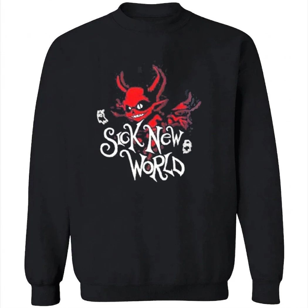 Sick New World 2026 Las Vegas Festival Merch On April 25 2026 Full Lineup Signature Red Devil T-Shirt