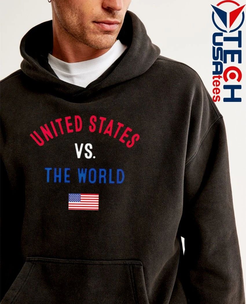 United States vs. The World flag shirt