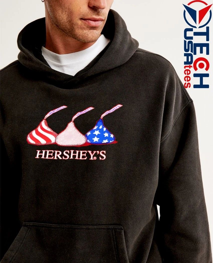 Hershey’s American flag shirt