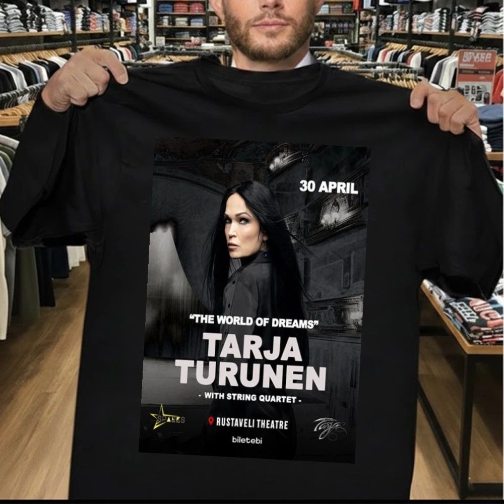 Tarja Turunen April 30 2026 Living the Dream Together Tour Poster Shirt