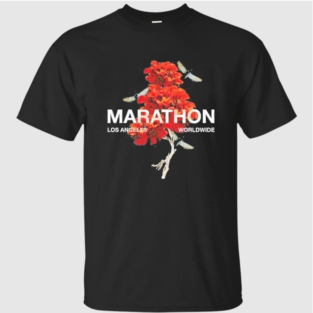 Ryan Clark Wearing Marathon Los Angeles Worldwide Shirt
