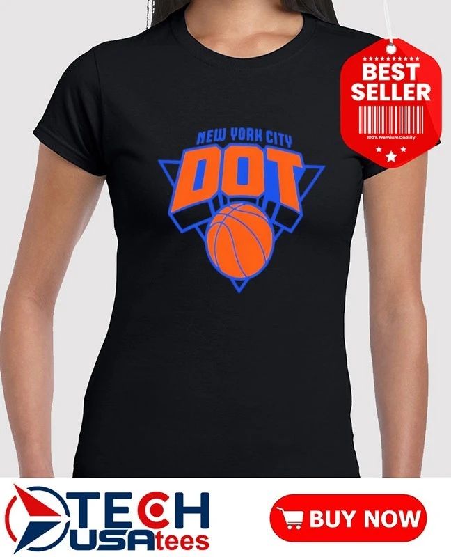 New York City DOT Knicks logo shirt