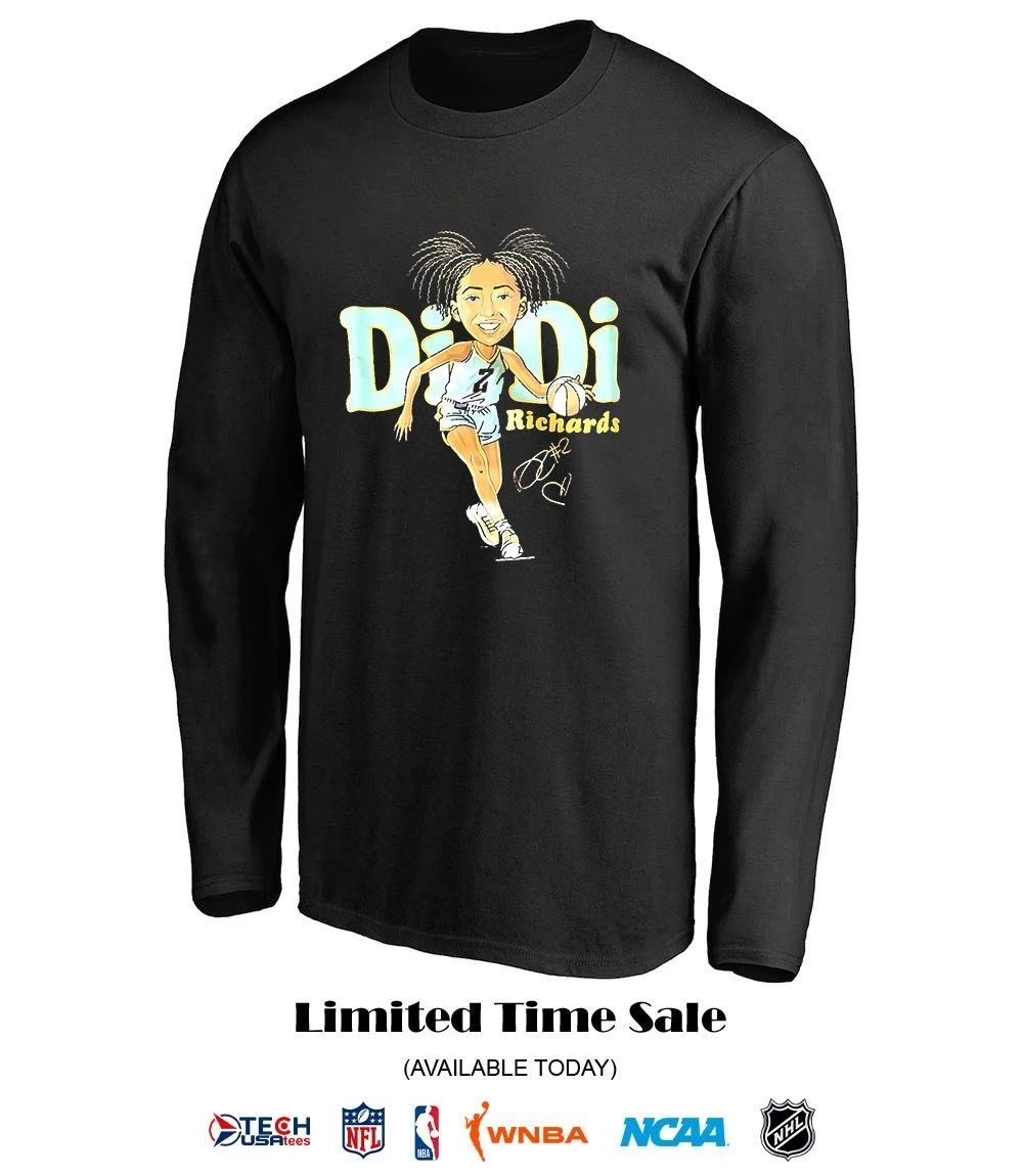 DiDi Richards caricature signature shirt