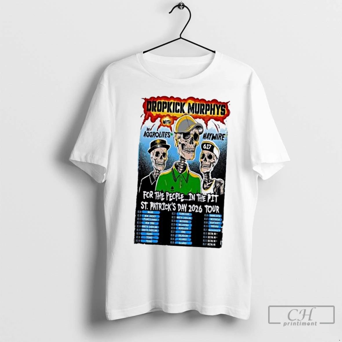 Classic Dropkick Murphys St Patricks Day Tour 2026