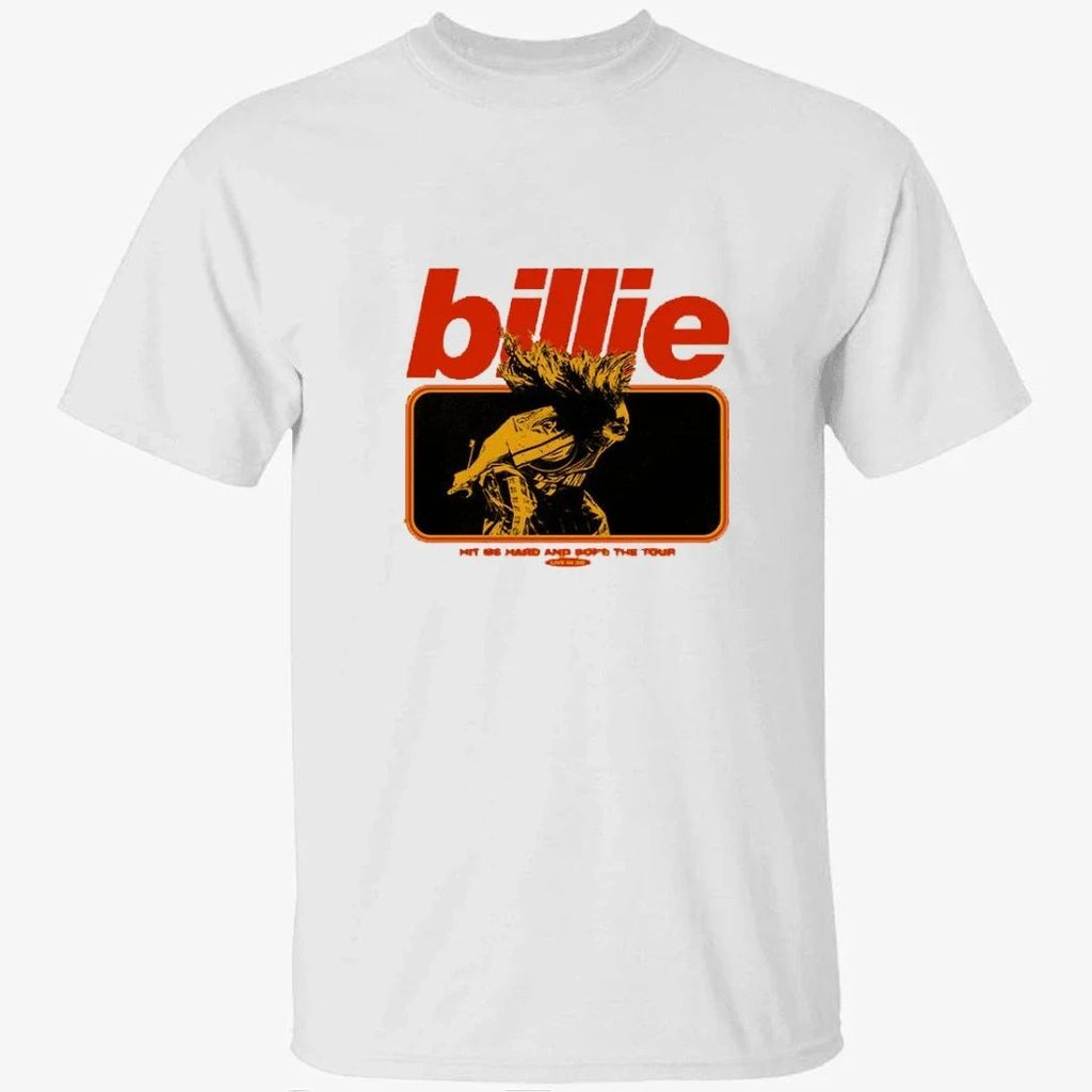 Billie Eilish Hit Me Hard And Soft The Tour Live in 3D Merch Live In 3D Hair Whip Mustard Shirt
