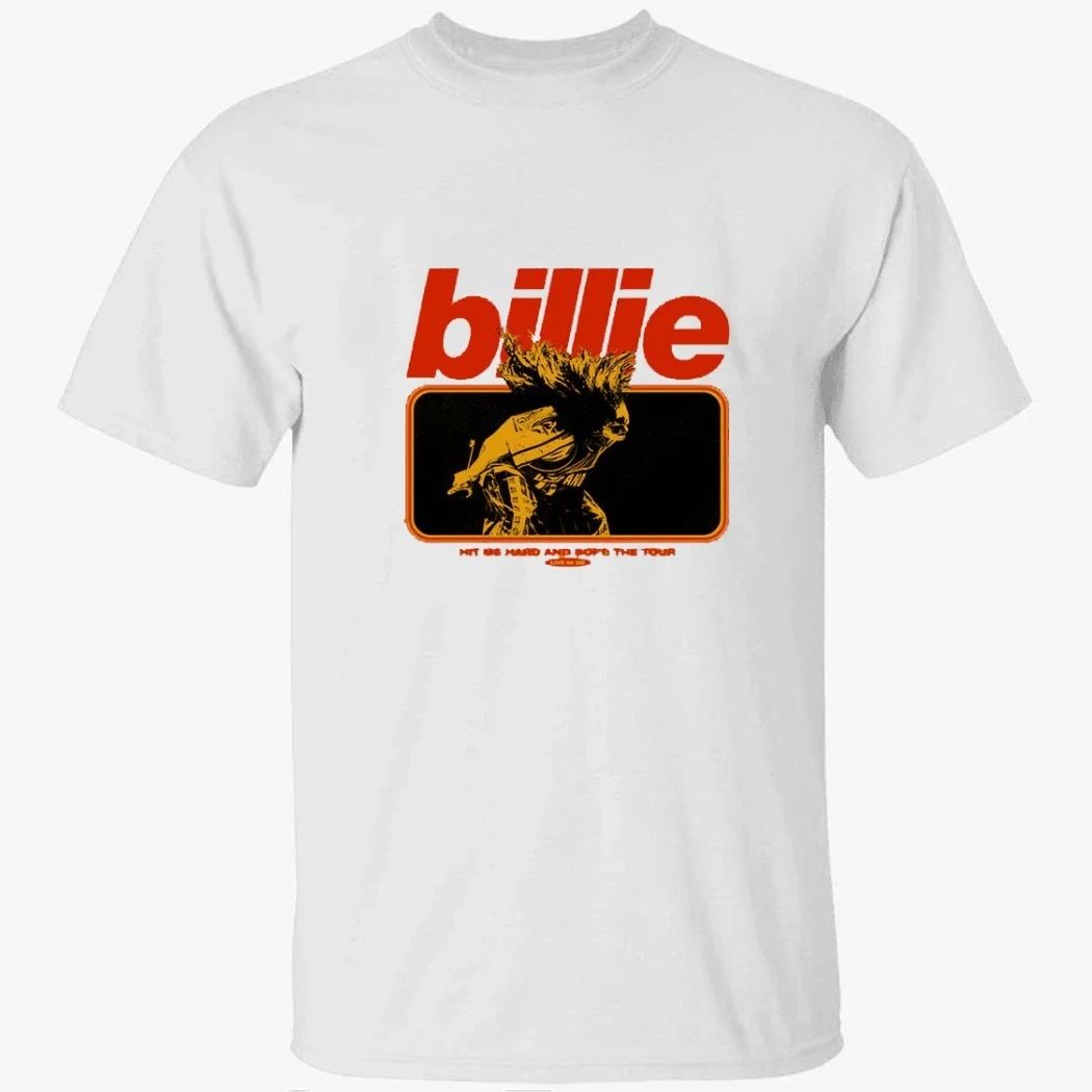 Billie Eilish Hit Me Hard And Soft The Tour Live in 3D Merch Live In 3D Hair Whip Mustard Shirt