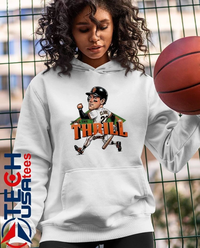 Will The Thrill Clark San Francisco Giants Baseball caricature shirt