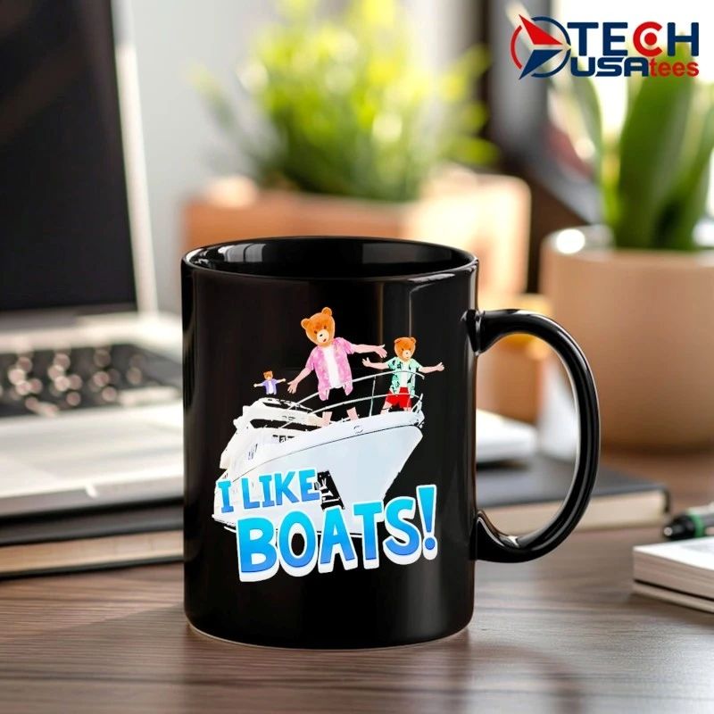 Bearhead I like boats airplane mode shirt