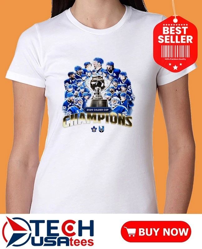CCM Toronto Marlies 2026 Calder Cup Champions players collage shirt