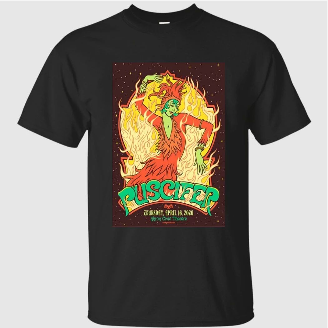 Puscifer Akron Civic Theatre Akron April 16 2026 Event Poster Shirt