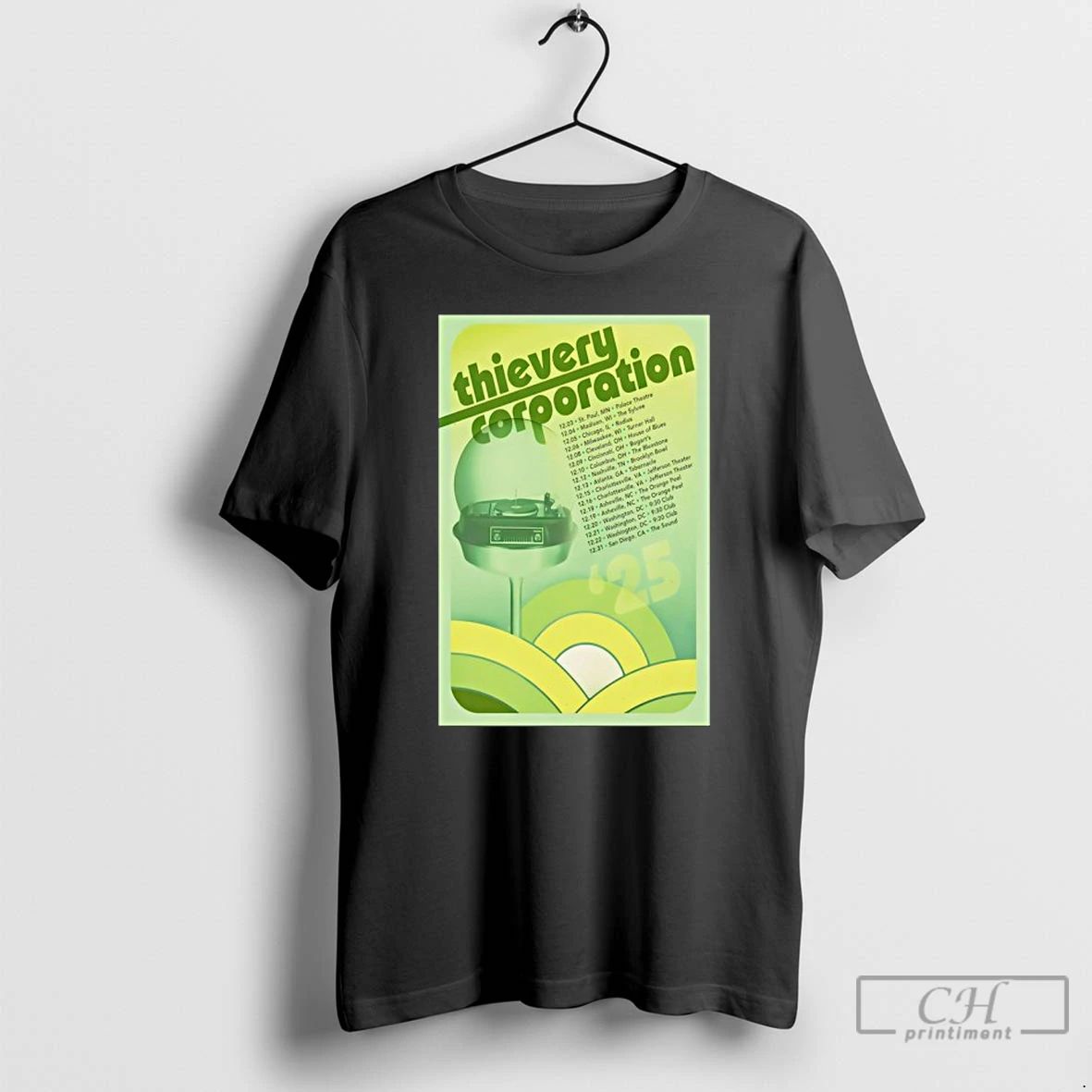 Classic Thievery Corporation Midwest And South American 2025 Tour Posters T Shirts