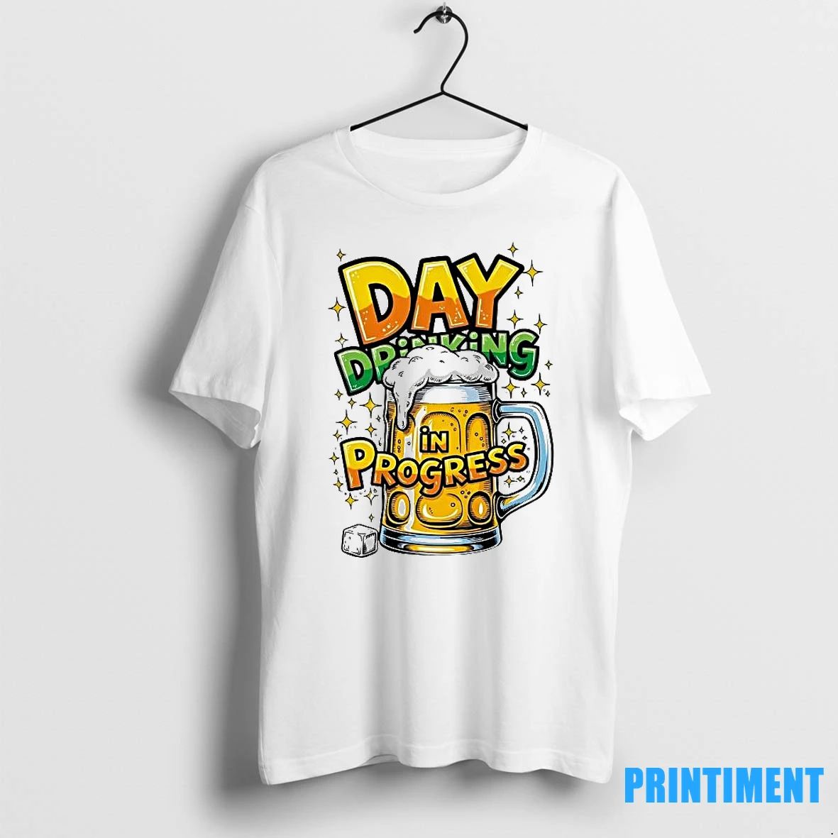 Top Day Drinking In Progress Beer Tshirts Sweater
