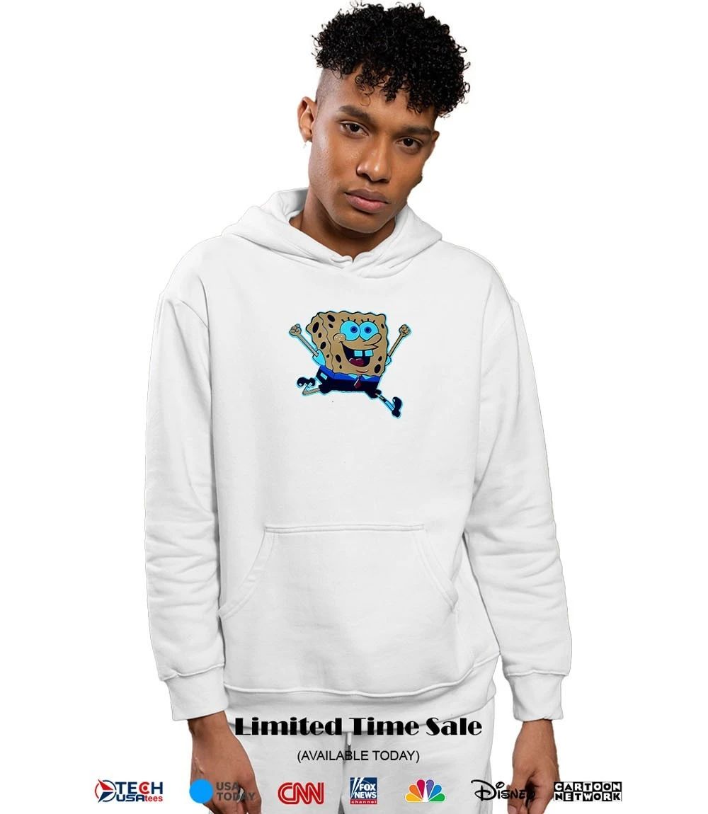 Sponge jumping funny shirt
