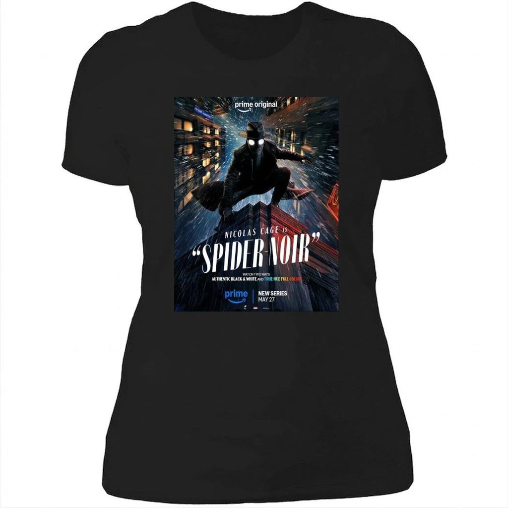 Spider-Noir Starring Nicolas Cage New Series Poster True Hue Full Color Version Shirt