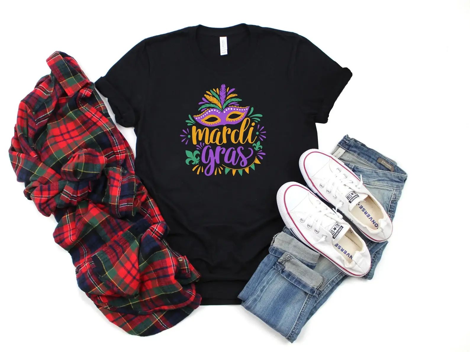 Mardi Gras Mask T-Shirt