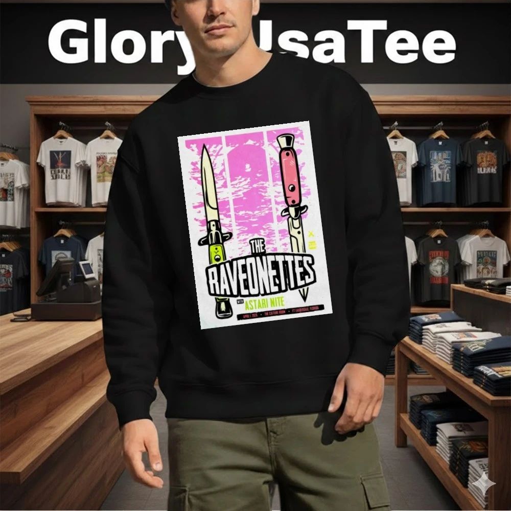 The Raveonettes Culture Room On April 1, 2026 Concert Poster Shirt