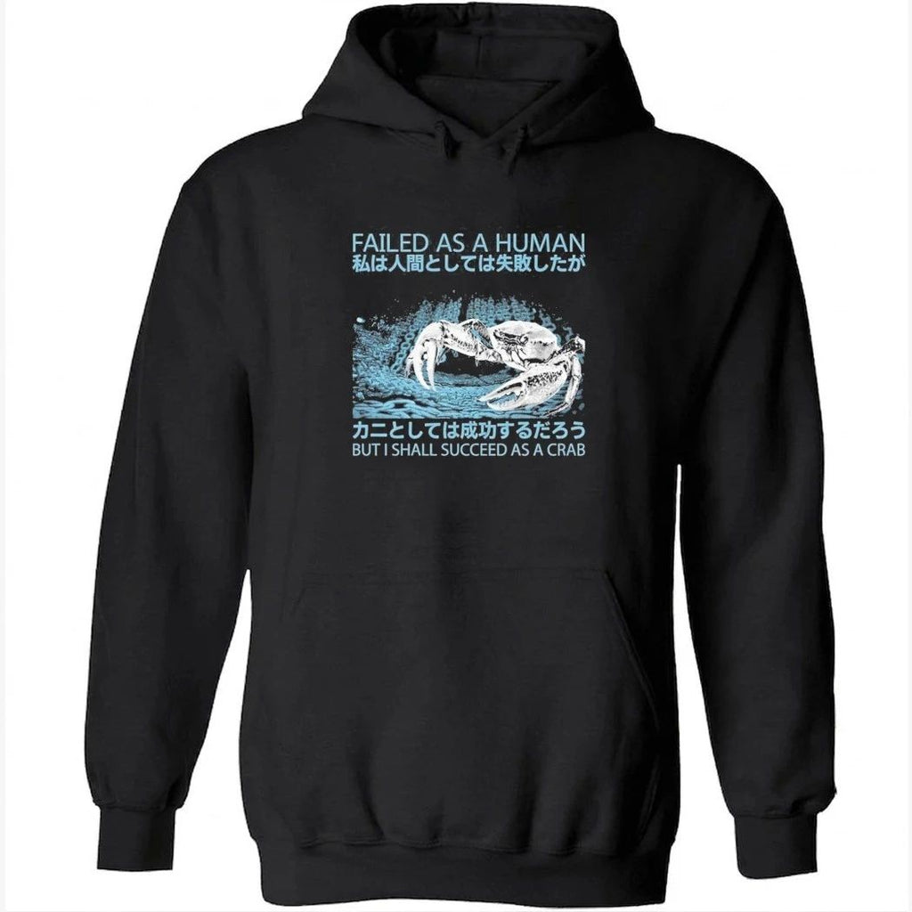 Failed As A Human Succeed As A Crab Japanese Shirt