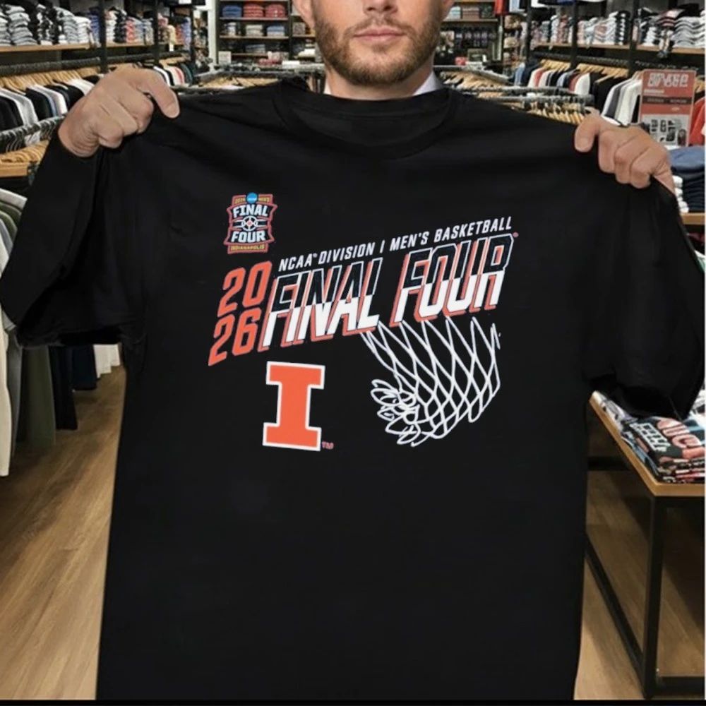 Illinois Fighting Illini Champion 2026 NCAA Men’s Basketball Tournament March Madness Final Four T-Shirt