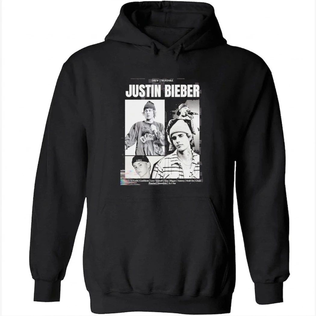 Justin Bieber Greatest Hits Collage Shirt
