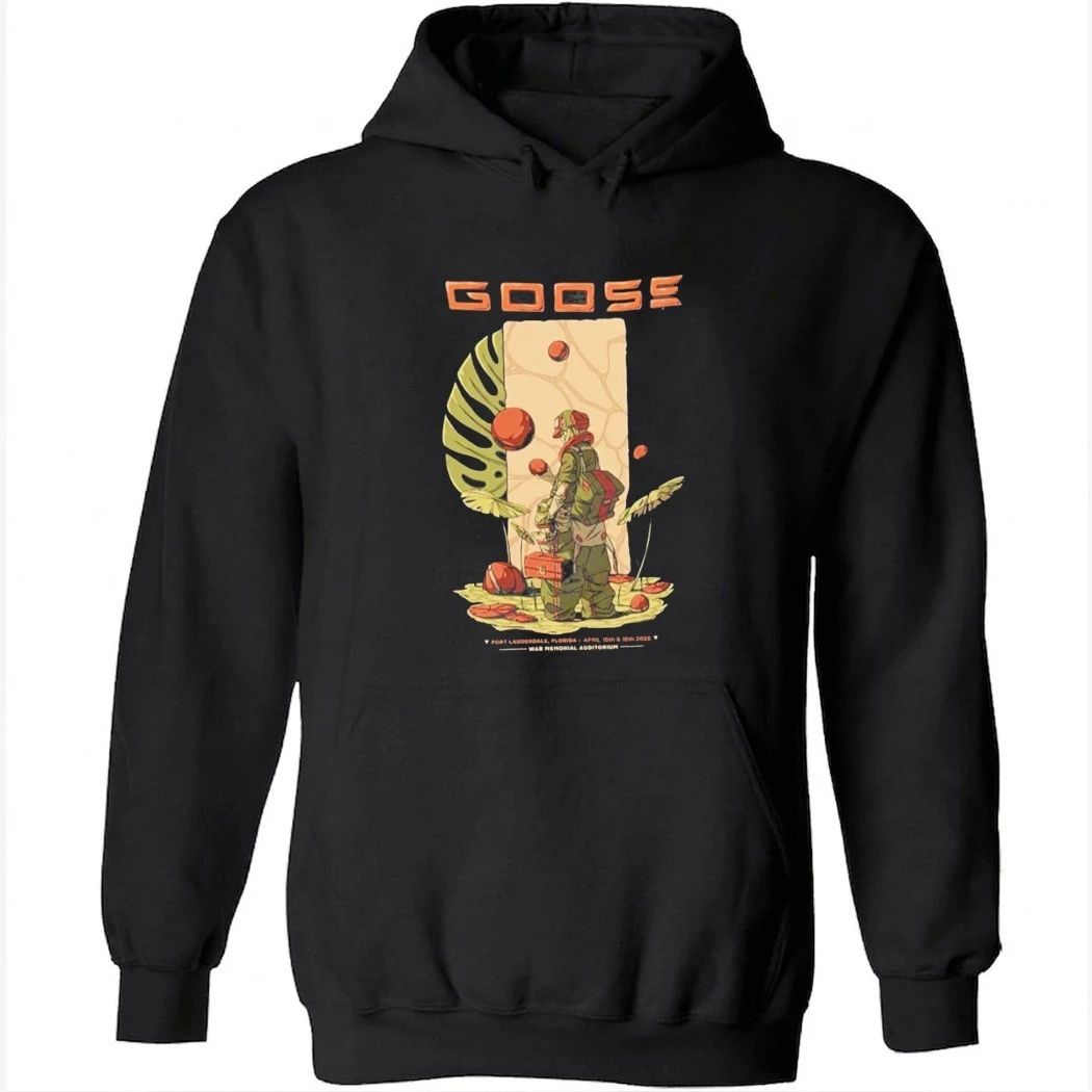 Goose The Band Event Tee At War Memorial Auditorium In Fort Lauderdale FL On April 15 16 2026 Shirt