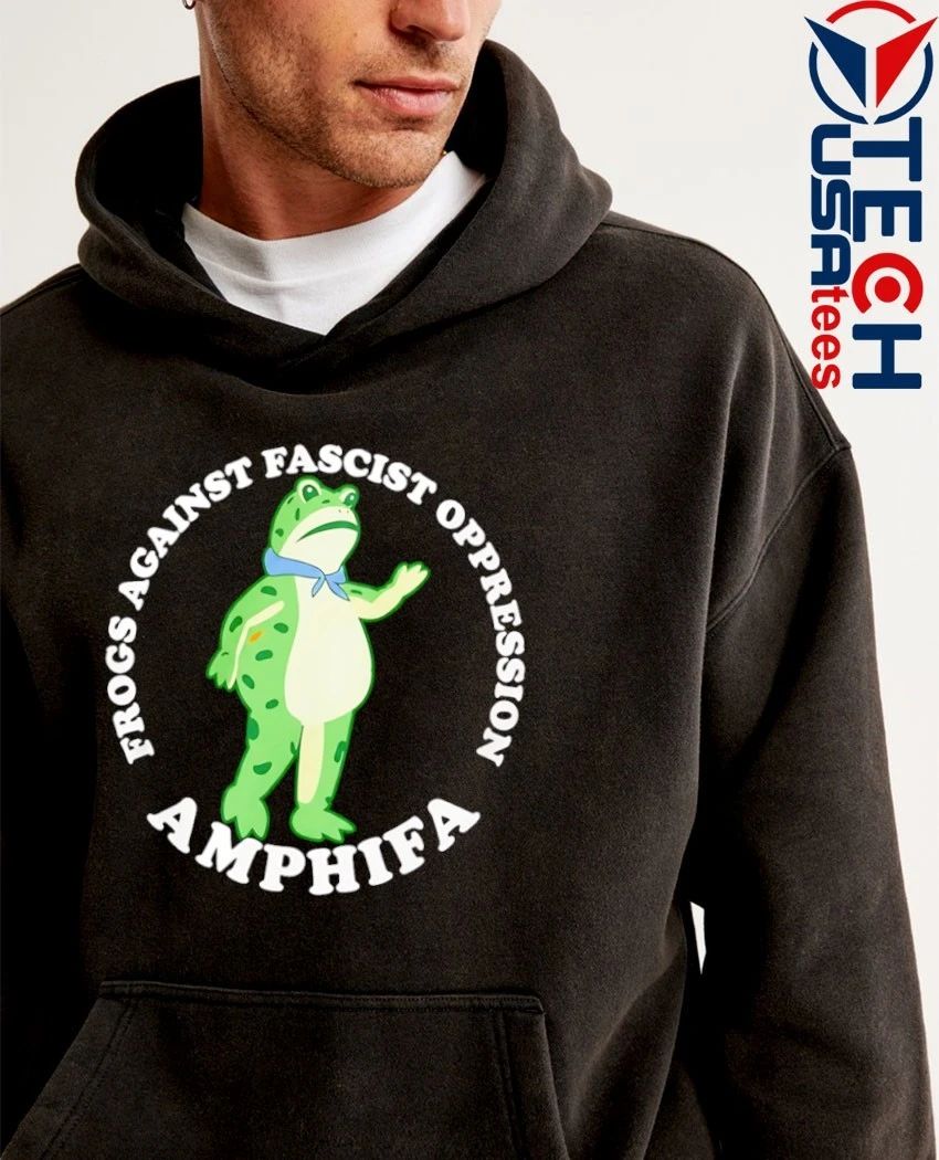 Frogs against fascism oppression amphifa shirt