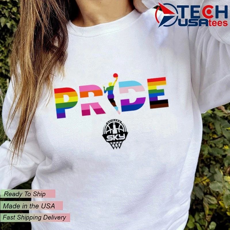 Chicago Sky WNBA Pride logo shirt