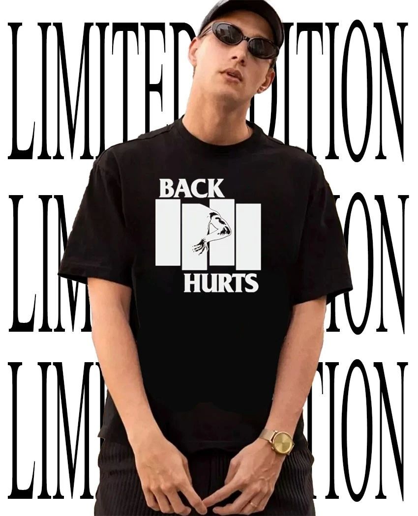 Black Flag Back Hurts parody shirt