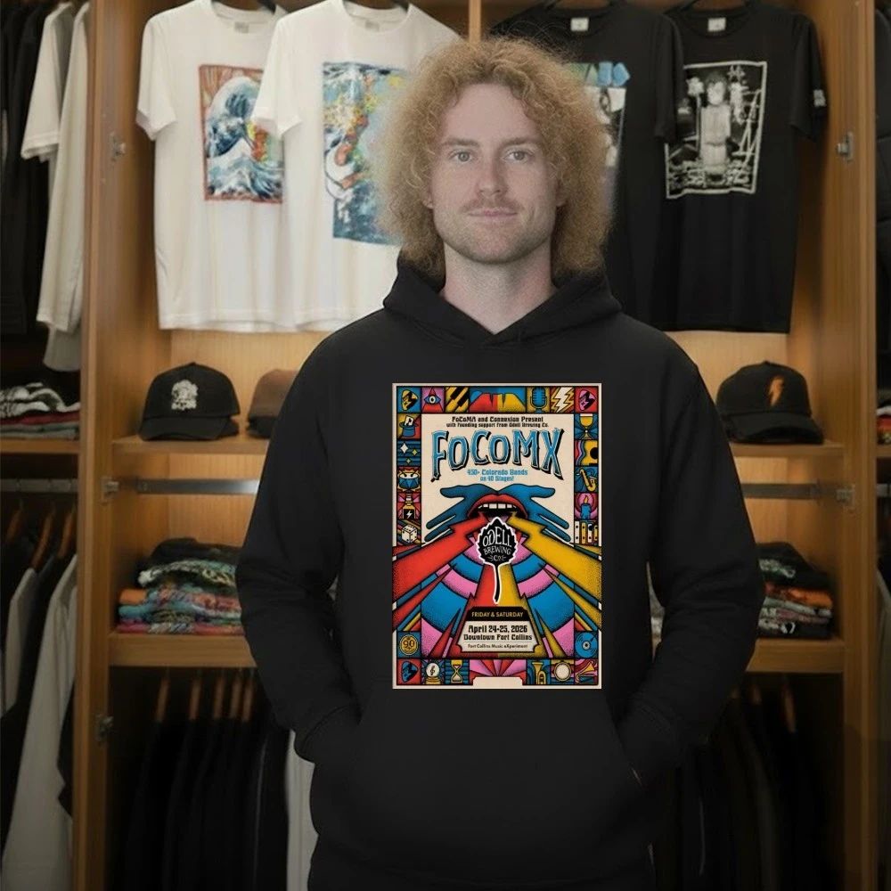 FoCoMX Fort Collins CO 4-24-4-25-2026 Poster Shirt