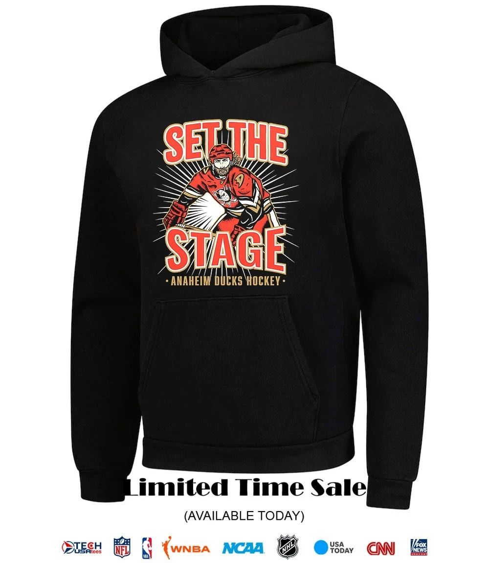 Set the Tage Anaheim Ducks Hockey shirt