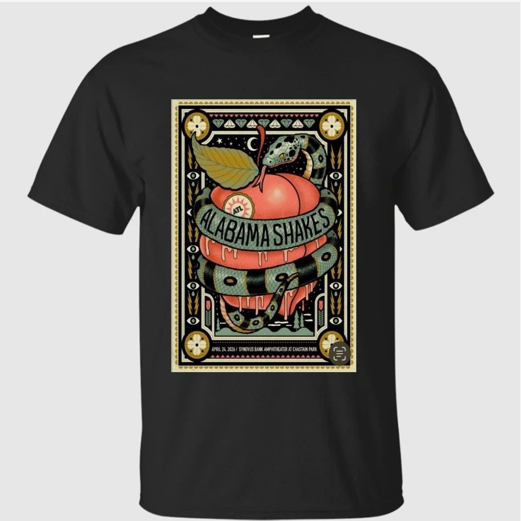 Alabama Shakes Apr 24 2026 Synovus Bank Amphitheater At Chastain Park Atlanta, GA Poster Shirt