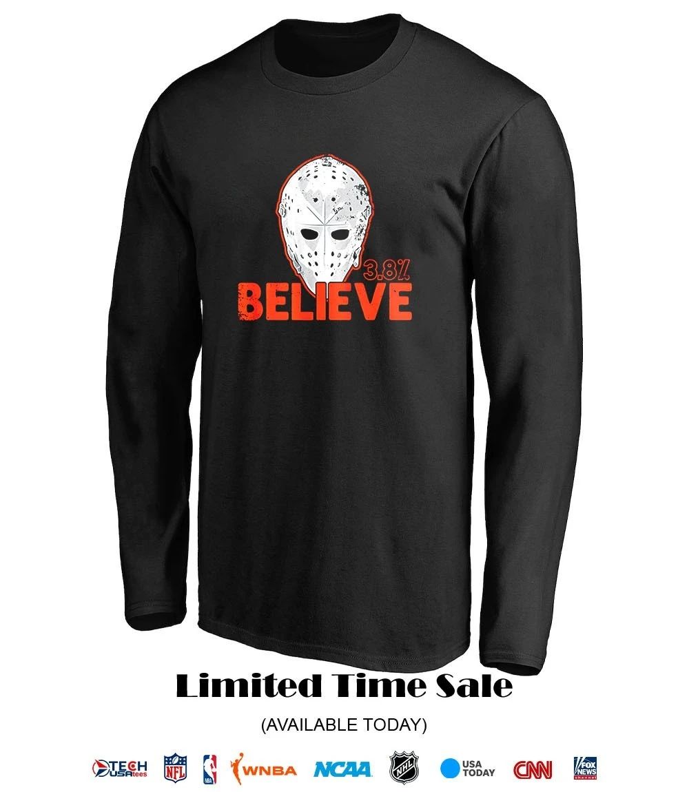 Bernie Parent Philadelphia Flyers Believe Mask 3.8 percent shirt