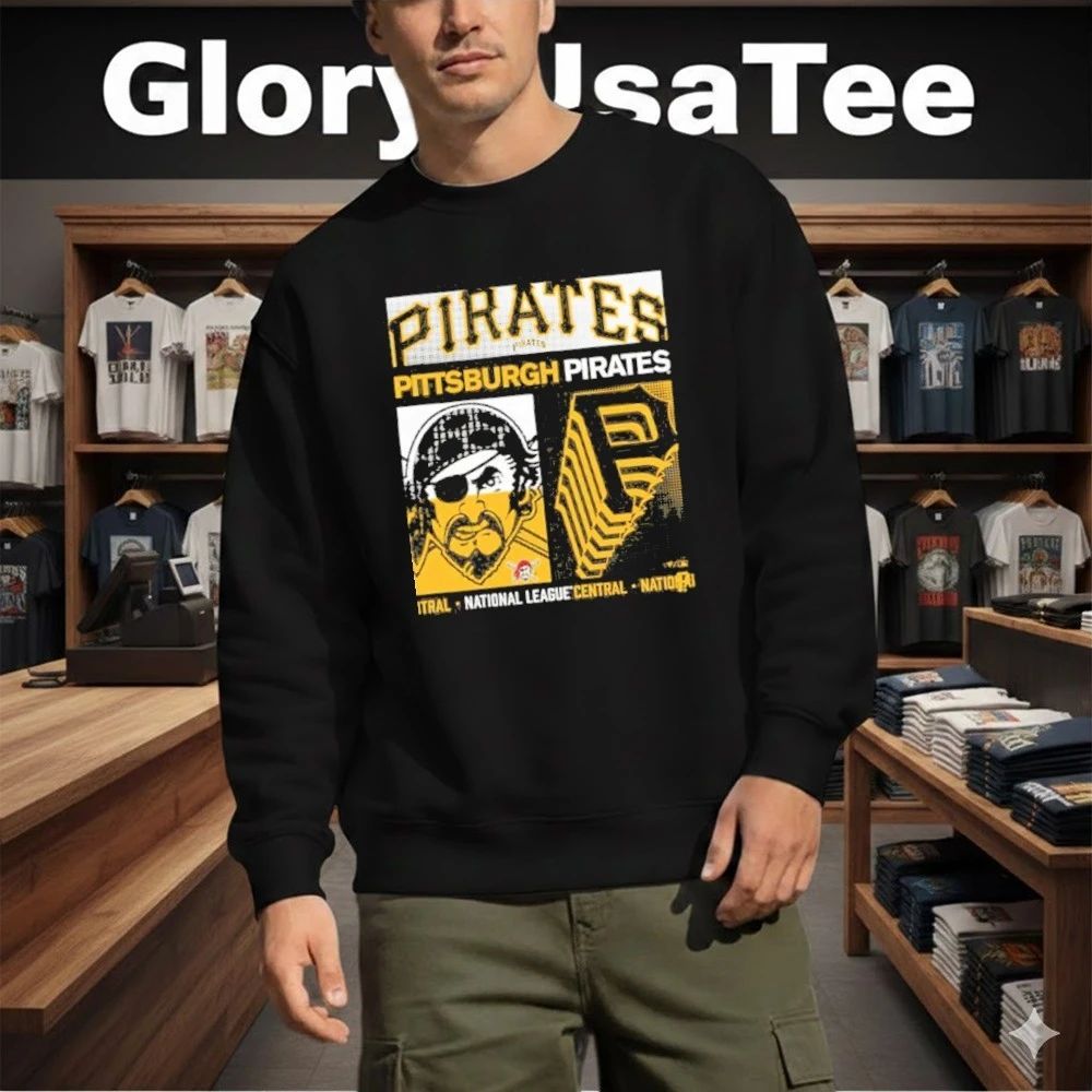 Pittsburgh Pirates Profile Big & Tall Two-Sided Graphic T-Shirt