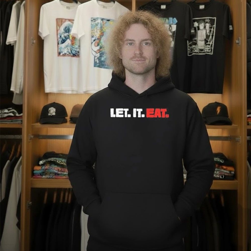 Trevor Bauer Wearing Let It Eat Shirt