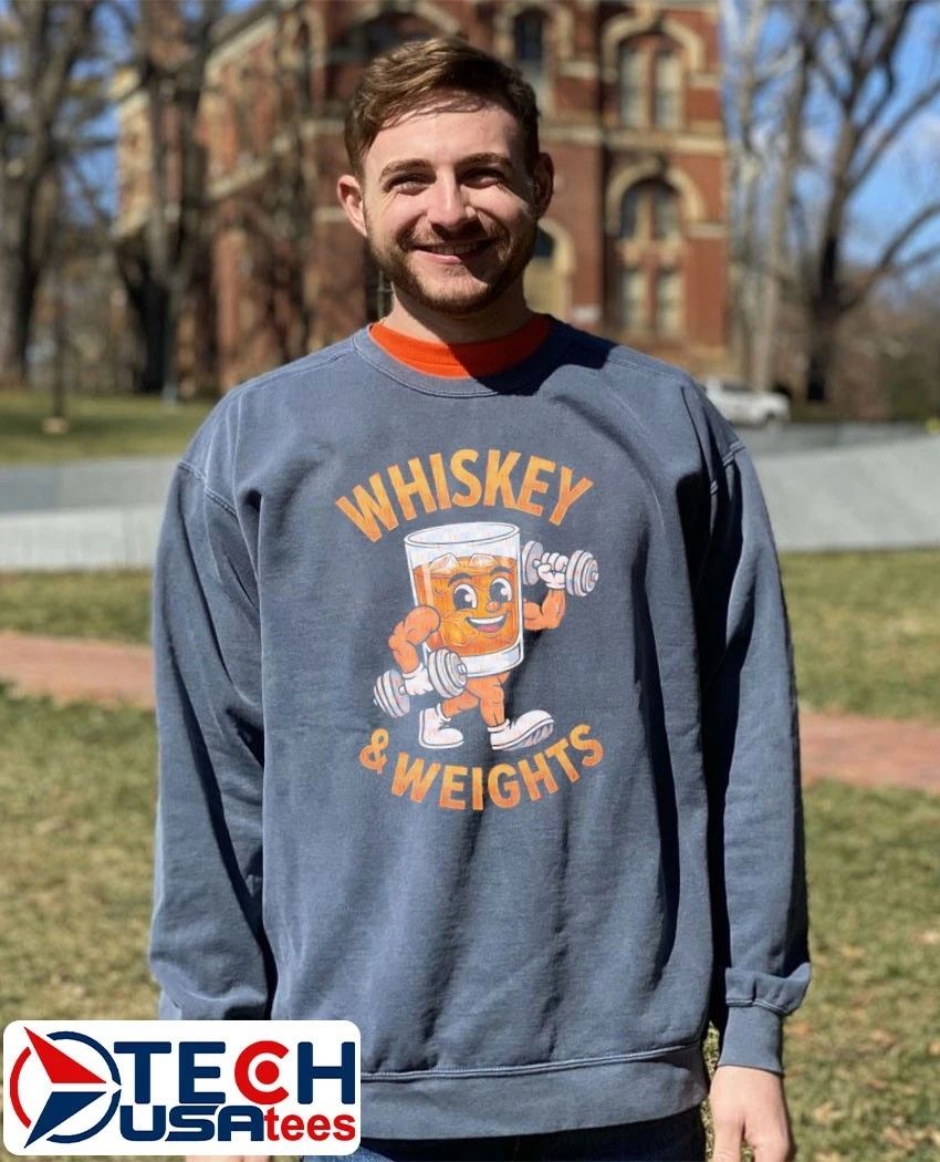 Whiskey and Weights Beer Gym shirt