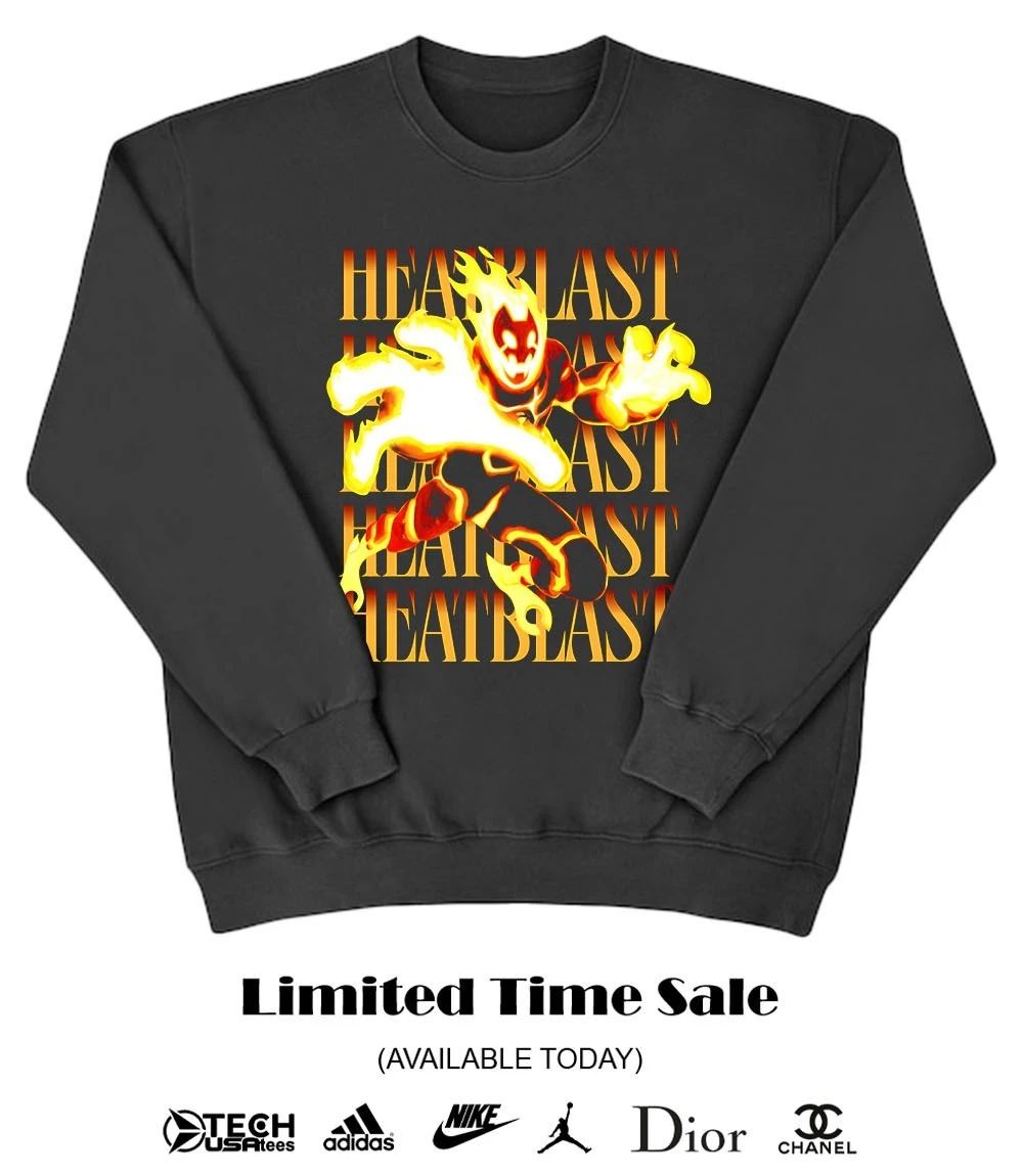 Heatblast Ben 10 repeat shirt