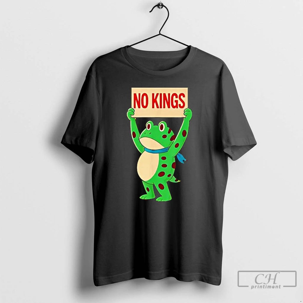Classic No Kings Frog Portland Frog Protest Vintage T Shirts