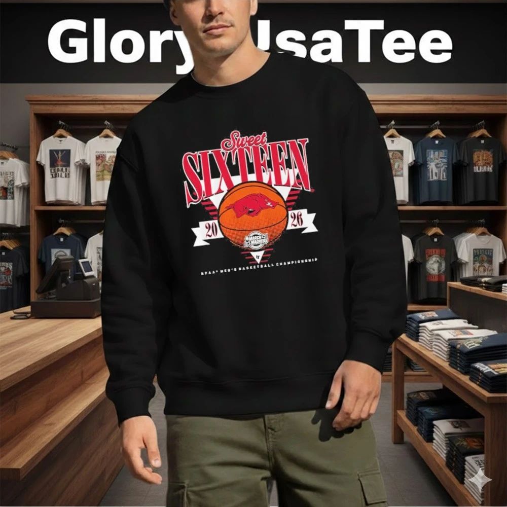 Arkansas Razorbacks MBB 2026 Sweet Sixteen Men’s Basketball Championship Shirt