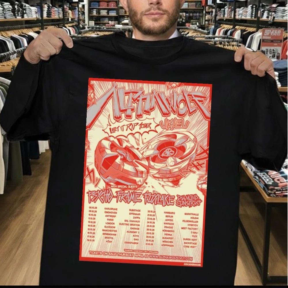 Fox Lake Let it Rip Tour UK EU 2026 Poster Shirt