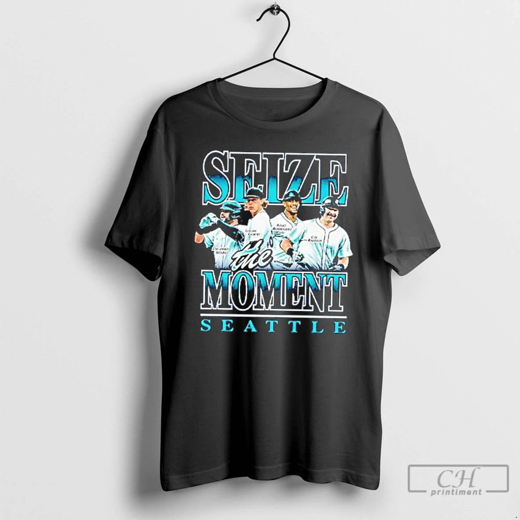 Premium Seattle Mariners Mlb Seize The Moment T Shirts