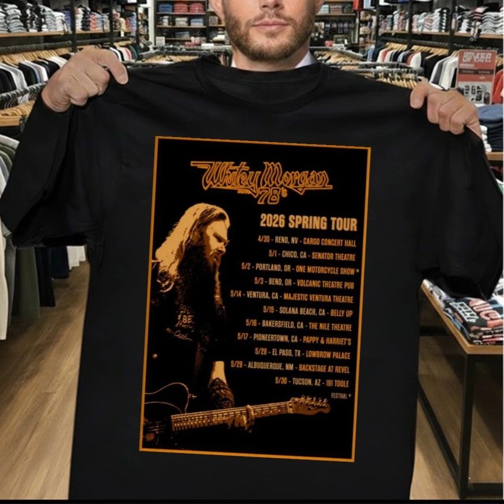 Whitey Morgan Spring 2026 Tour Shirt