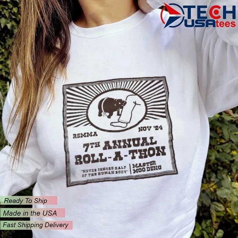 RSMMA 7th Annual Roll-A-Thon Moo Deng shirt